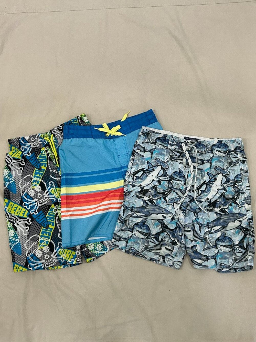Bundle: (3) Swim Shorts - Boys size 8